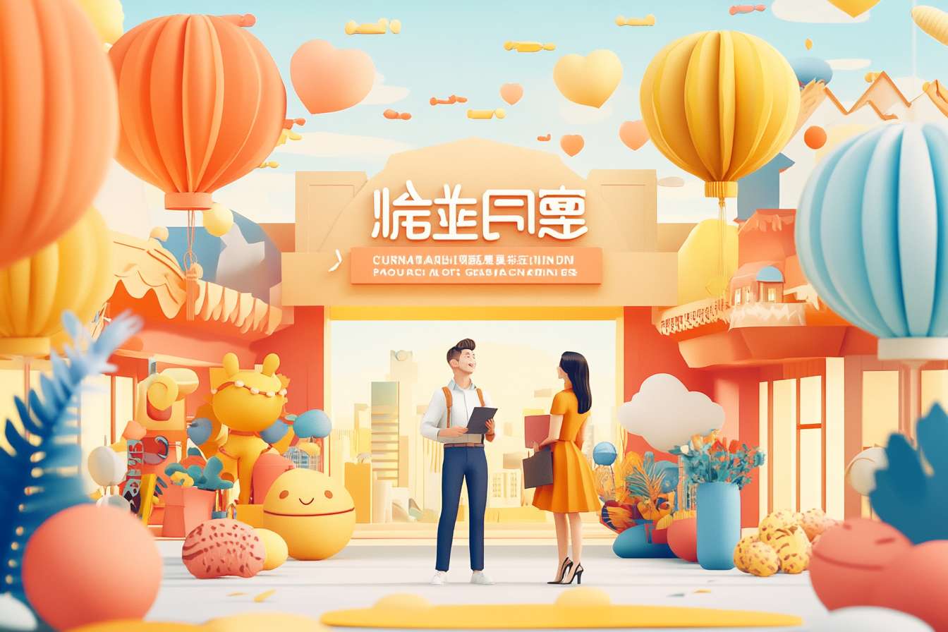 315消费者保护日，媒体做的视频直播海报宣传，预留专家和主持人照片空间，主题：促和谐消费环境，消费嘉年华，画面精炼干净。 --ar 3:2 --v 6.1 --stylize 100 --fast