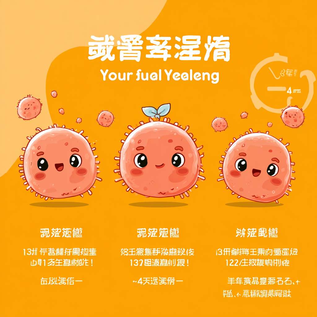 背景用浅橙渐变,画 3 个并排的 “小场景框”,每个框里是不同年龄的卡通干细胞,配可爱时间标签:
年轻版(左框):干细胞和左侧一样,饱满又精神,周围有 5 个迷你干细胞,分化箭头又粗又亮,功能细胞们都睁着圆眼睛笑,下方配字:“年轻力壮:数量多,超能干!”
中年版(中框):干细胞稍微瘪一点,头顶小辫子弯了点,周围只剩 3 个迷你干细胞,分化箭头变细了 1 圈,皮肤细胞的海绵擦有点脏,配字:“慢慢力不从心:数量少了,干活慢了~”
老年版(右框):干细胞皱巴巴的,头顶小辫子只剩半截,周围只有 1 个迷你干细胞,分化箭头断了 1 条(神经细胞的箭头只画一半),血液细胞的氧气罐空了,配字:“老啦老啦:不够用,不好用了…(干细胞耗竭)”
最后在 3 个框下方画个大箭头,箭头旁画个小时钟,配总结气泡:“年龄越大,干细胞越‘虚弱’哦~” --ar 1:1 --v 7 --stylize 100 --fast --no 水印