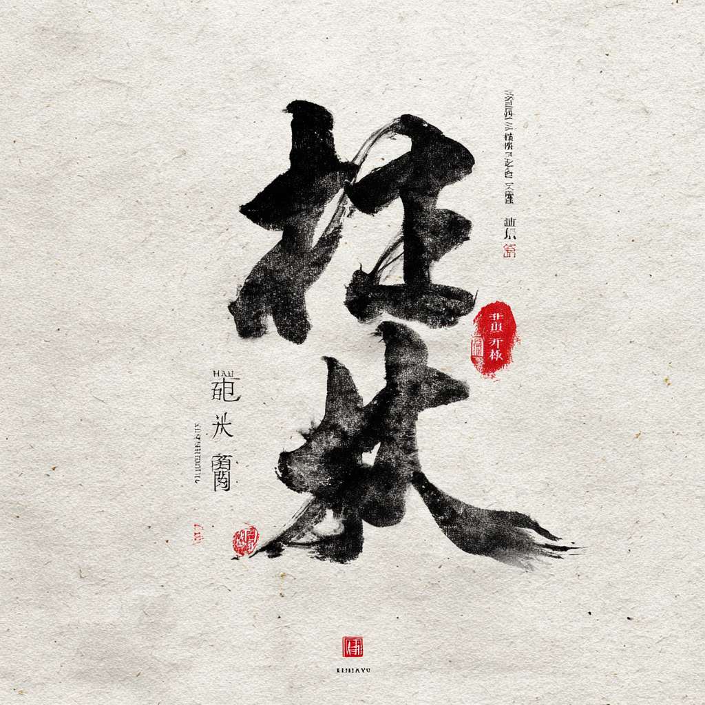 艺术字体设计，中文“香炉山国家森林公园”，要求毛笔手写风格，大气磅礴视觉震撼，笔画水墨笔刷效果，笔画巧妙延长设计变形，纯黑背景。 --ar 1:1 --v 7 --stylize 100 --fast --no 水印