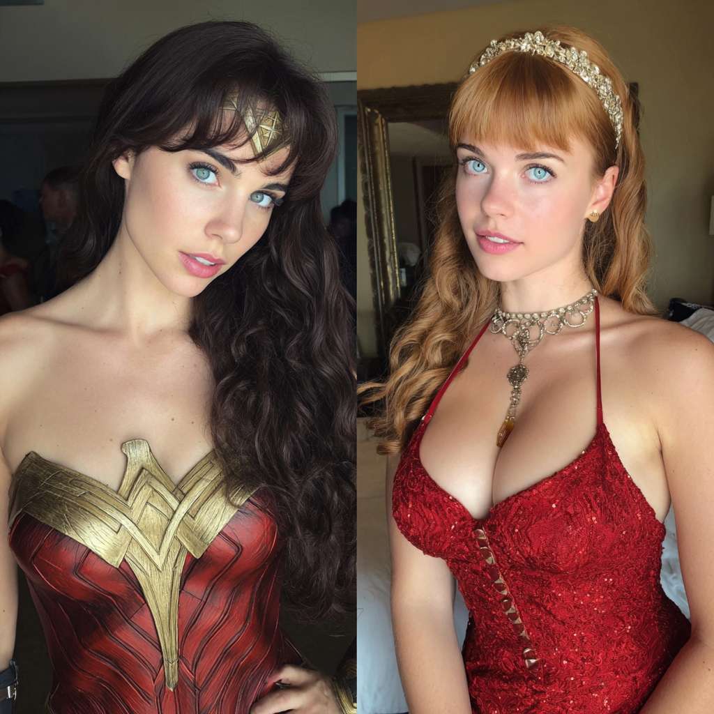 女超人被洗脑催眠成为反派 --ar 1:1 --v 7 --stylize 100 --fast --no 水印