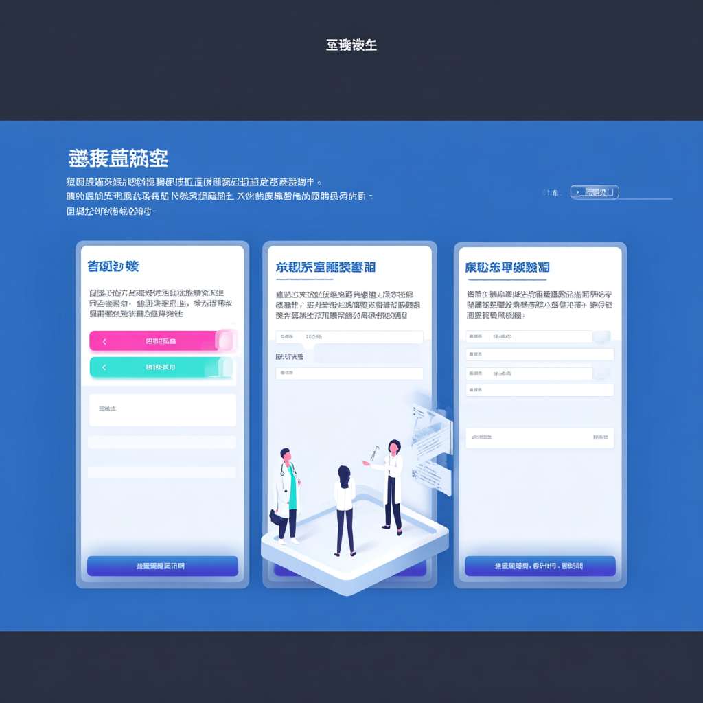 https://img-xpc-mj0.xpccdn.com/prod/upload/b089a5a1-9753-43c6-94ef-d8a7407ea38e/%E6%88%AA%E5%B1%8F2025-07-03%2016.02.12.png~tplv-5yakomv5zn-auto-v1%3A1024%3A0%3Aq75.jpg 请你给我设计一个网页,以三张图片的方式呈现。要求:该网页是用于诊疗型AI,要有一个对话框可以输入患者的基本情况,如牙周病和高血压、高血脂等慢性疾病的结合,根据牙周病情况和不同类型的慢性疾病,AI可以在另外一个对话框中输出个性化的诊疗建议。附加的图片是示例,要包含图片中的三个主要内容,这三个主要内容分成三张页面设计图。你的任务就是给我这个网页的设计图。有科技感,简洁大方。三个设计图要一个问答界面 一个输入输出回复界面 一个小人牙疼界面,整体风格一致。 --ar 1:1 --v 7 --stylize 100 --fast --iw 1 --no 水印
