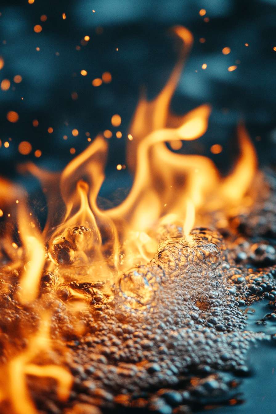 水火沸腾 --ar 2:3 --v 6.1 --stylize 100 --fast