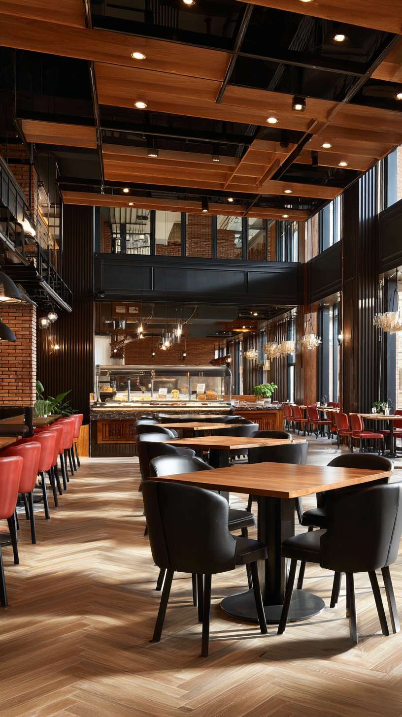 帮我做五张真实酒店餐厅早餐宣传实拍照片 --ar 9:16 --v 7 --stylize 100 --fast --no 水印