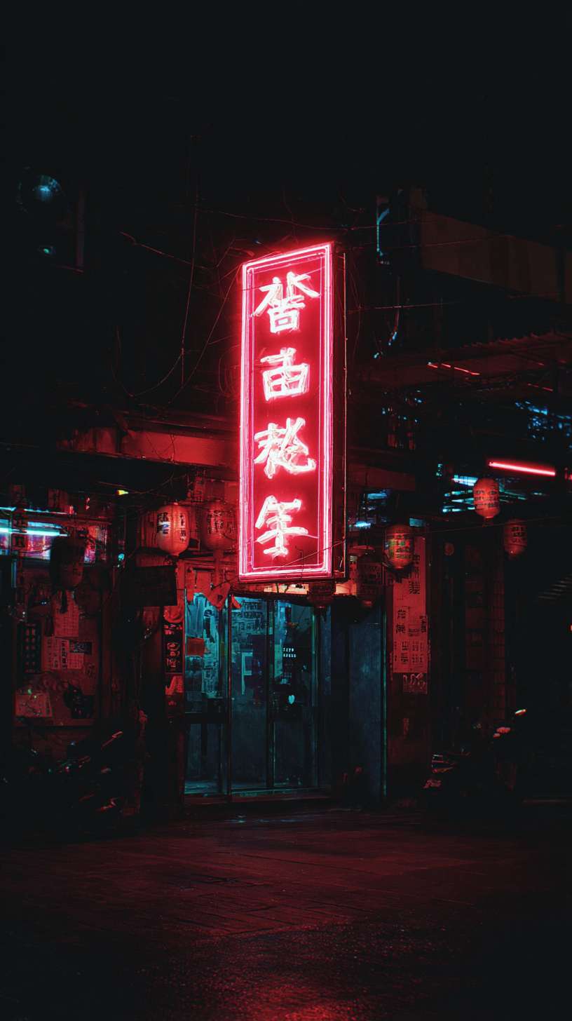 核心创意： 标题是一个发光的霓虹灯牌，是画面内的实际元素，也是光源。

标题设计： 明亮的红色霓虹灯，为整个场景（鸭子、街道）提供照明，营造出强烈的故事感和氛围。

整体氛围： 电影感、怀旧、温暖，仿佛在讲述一个老北京的故事。 --ar 9:16 --v 7 --stylize 100 --fast --no 水印