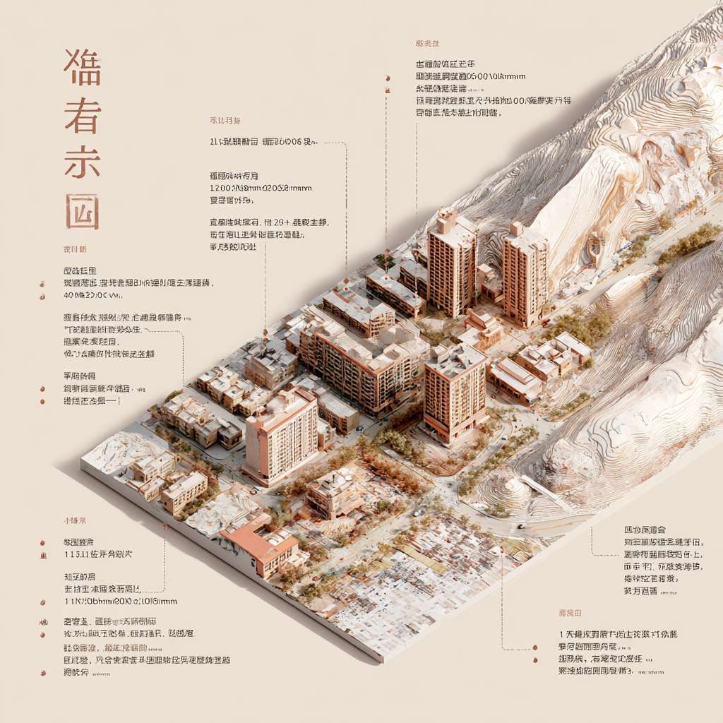 【人类态地图・分层细节设计】
(以 Figma 分层为例,每层可单独编辑,确保细节不杂乱)
图层名称 核心内容(超细节标注) 视觉设计要点
1. 地形底图层 - 等高线标注(北山区海拔 200-300m,南河深度 2-5m)
- 土壤纹理(城区硬化地 / 郊区农田)
- 植被分布(古宅后的老槐树、中学操场的梧桐树) 暖色调(米白 / 浅棕),写实纹理,边缘柔和
2. 建筑道路层 - 住宅:梧桐小区(12 栋 6 层楼,标注 3 栋有老人的 “敏感住户”)、老旧公寓(苏行住 302 室,窗户朝车祸路口)
- 公共建筑:中心医院(标注急诊楼 / 停尸间位置)、中学(标注体育馆 “临时避难所”)、火车站(标注事故前的 2 条铁轨编号)
- 道路:标注车道数、斑马线、监控摄像头位置(规界者安装) 建筑用简洁线稿,关键建筑加阴影突出,道路用灰色渐变
3. 势力据点层 - 镇界者古宅:标注 “界控核心室”(地下室 B1)、“能量传导塔”(阁楼)、周围 3 个 “领域稳定器”(伪装成路灯)
- 规界者办公楼:标注 “记忆编辑室”(3 楼)、“信号器控制室”(1 楼)、地下车库的 “秘密通道”(连通古宅)
- 不死者据点:苏行暂住地(302 室藏有 “锚点探测笔记”)、火灾废墟旁的 “safe house”(有 2 名其他不死者常驻) 用专属符号 + 彩色边框:镇界者(金色)、规界者(银色)、不死者(暗紫色)
4. 锚点 & 规则层 - 空间锚点:每个锚点标注 “死亡事件详情”(如车祸路口:2024.3.15 货运火车 K237 与客运火车 G104 相撞,死亡 47 人)、“锚点能量等级”(1-5 级,火车站遗址为 5 级)
- 记忆屏蔽区:用半透明蓝色覆盖(商业街 / 医院为 “高强度屏蔽”,郊区为 “低强度屏蔽”) 锚点用红色闪烁效果(可在 Figma 加简单动画),屏蔽区用渐变透明度
5. 备注层 - 标注 “人类日常动线”(如上班族早高峰路线、学生上下学路径)
- 标注 “规界者巡逻路线”(每 2 小时一班,覆盖锚点周边) 用虚线标注动线,颜色区分(人类:灰色,规界者:银色) --ar 1:1 --v 7 --stylize 100 --fast --no 水印