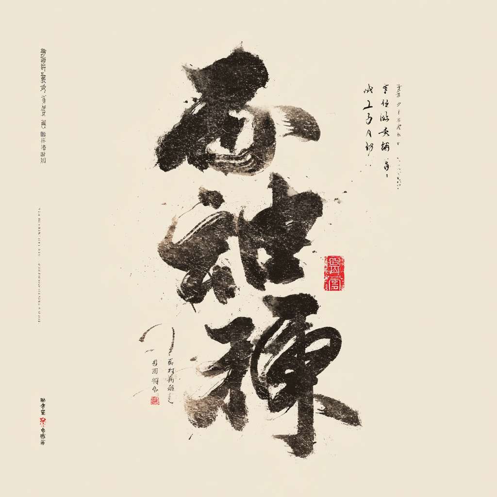 艺术字体设计，中文“香炉山国家森林公园”，要求毛笔手写风格，大气磅礴视觉震撼，笔画水墨笔刷效果，笔画巧妙延长设计变形，纯黑背景。 --ar 1:1 --v 7 --stylize 100 --fast --no 水印