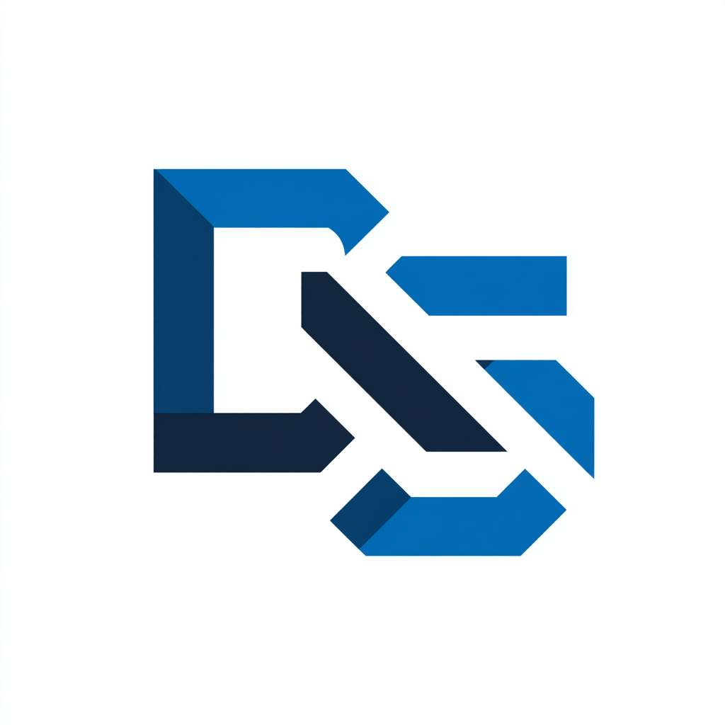 由字母D和S组成的想菱形或者方形一样的logo，D和S可以是左右组合也可以穿插组合，是装修公司的logo --ar 1:1 --v 7 --stylize 100 --fast --no 水印