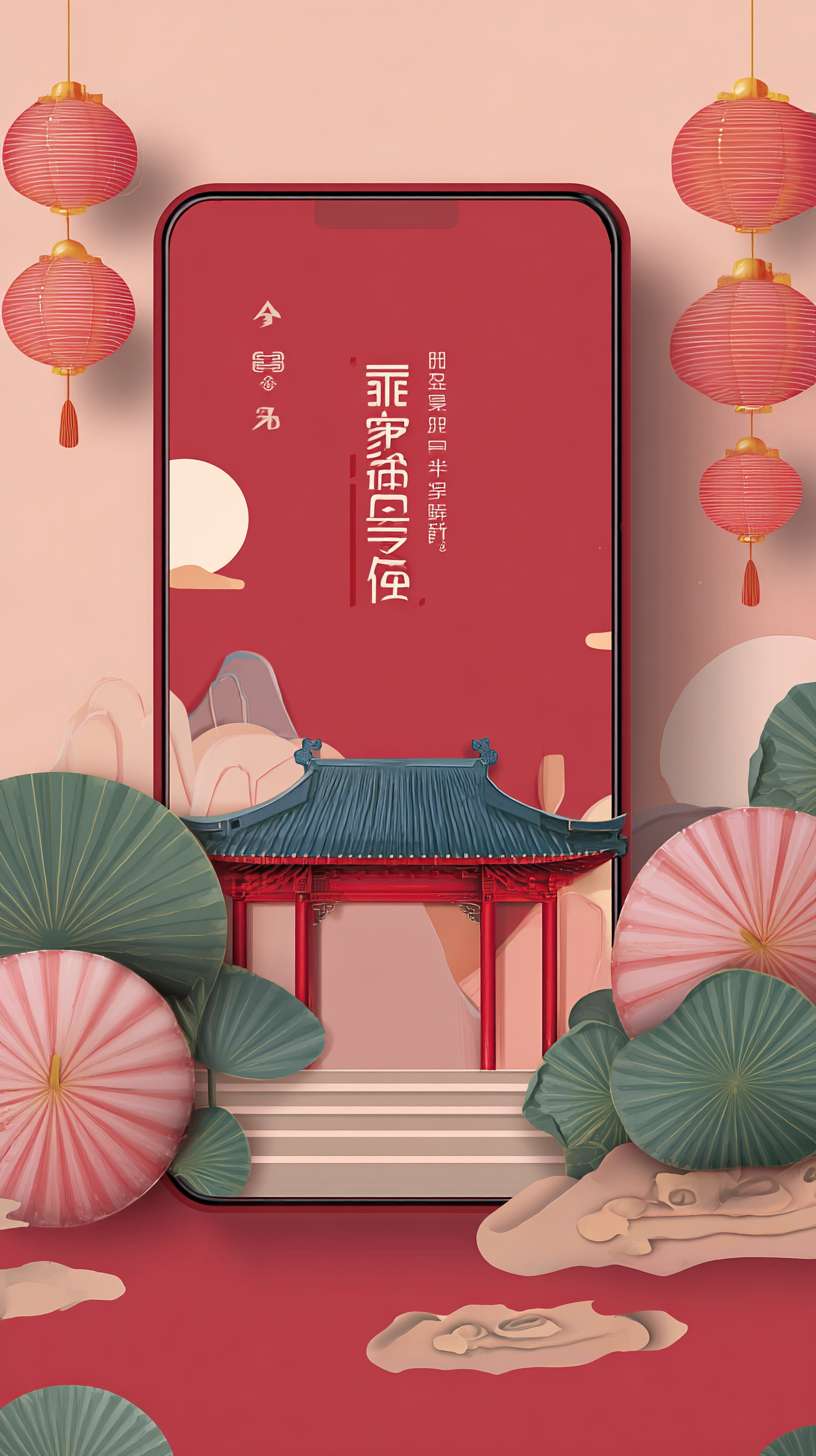 帮我绘制一张关于冬至节日的APP开屏广告图，图上展示的文案如下：
主标题：冬至阳生，归家有期
副标题：最长的夜，有最暖的等候。 --ar 9:16 --v 7 --stylize 100 --fast --no 水印