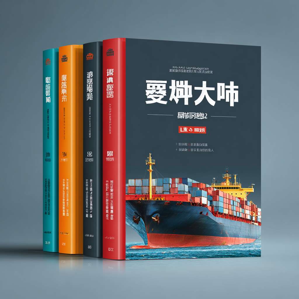 帮我设计三个封面方案，书名是《国际航运管理基础》 --ar 1:1 --v 7 --stylize 100 --fast --no 水印