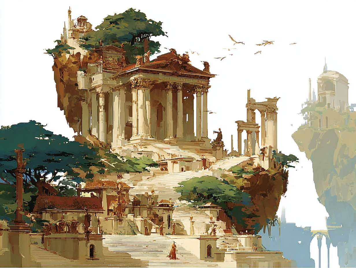奥林匹斯神话故事中的建筑  白色背景  单个建筑 --ar 4:3 --v 7 --stylize 100 --fast --sref https://img-xpc-mj0.xpccdn.com/prod/txt2img/da5a51f8-c17d-4364-b432-48627b31770c/753dd010-8c0c-4f72-b4f2-733aa637ea39_0_2.png~tplv-5yakomv5zn-auto-v1%3A1024%3A0%3Aq75.jpg https://img-xpc-mj0.xpccdn.com/prod/txt2img/ec36ad49-e8f5-4e3a-be1e-9a6400d4183e/a0660433-aa8a-4b32-a7f3-abfc77b8db0f_0_3.png~tplv-5yakomv5zn-auto-v1%3A1024%3A0%3Aq75.jpg::5.8 --sw 340 --no 水印