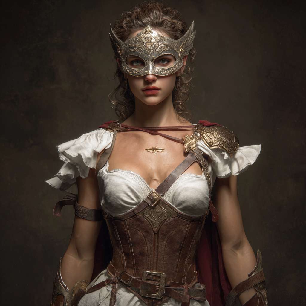 神奇女侠被洗脑控制 --ar 1:1 --v 7 --stylize 100 --fast --no 水印