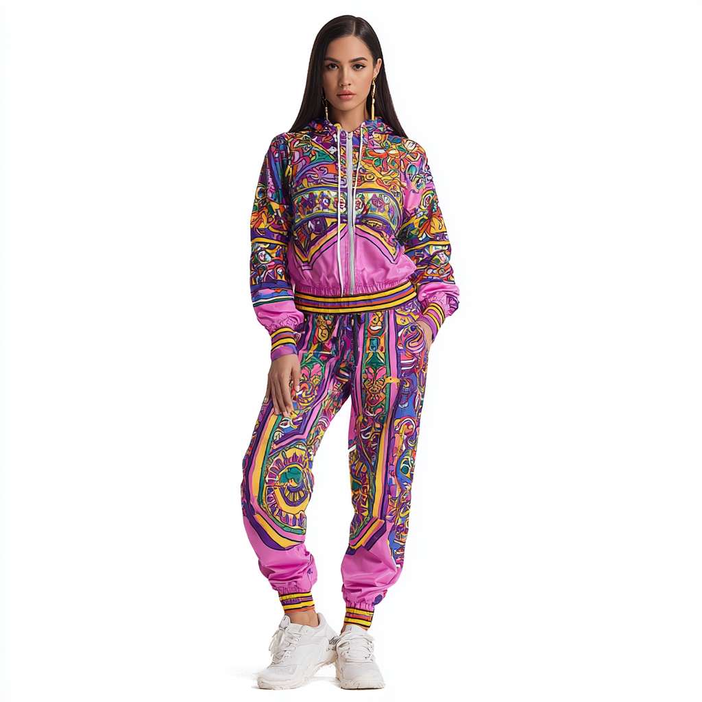 请不要改变上传的图片中的竞技健美操赛服的基本款式，只需要在图案上做改变 --ar 1:1 --v 7 --stylize 100 --fast --no 水印