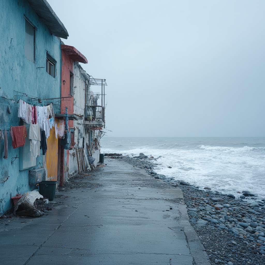 海边民宿 --ar 1:1 --v 7 --stylize 100 --fast --no 水印