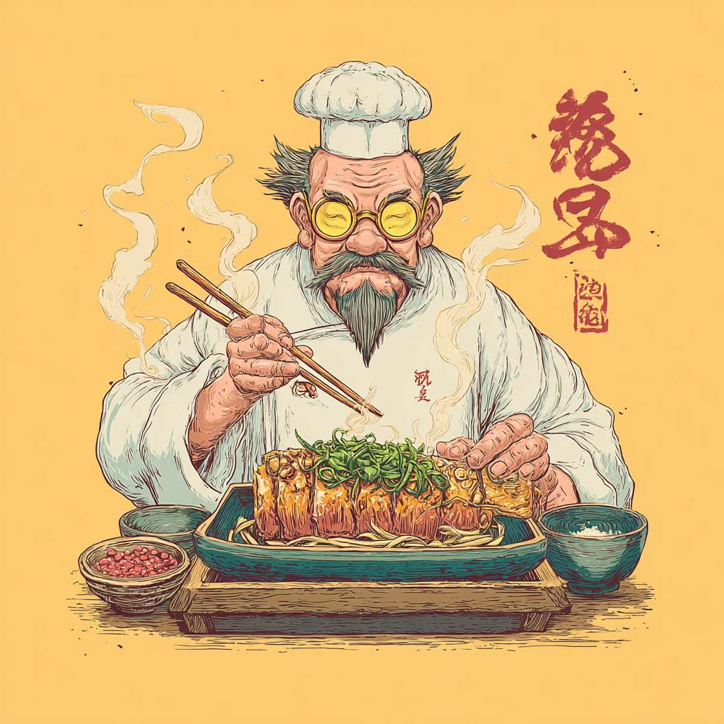 美食烤鱼动漫 --ar 1:1 --v 7 --stylize 100 --fast --no 水印