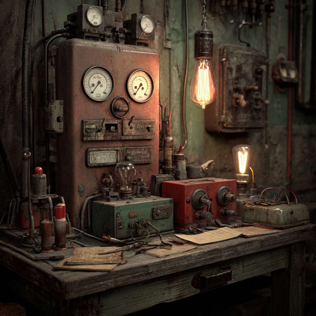 给设备供电 --ar 1:1 --v 7 --stylize 100 --fast --no 水印