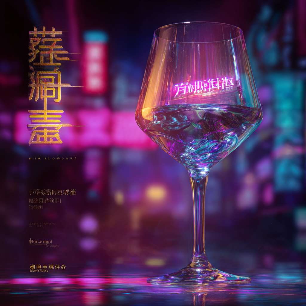 宣传单视觉设计
主题色调：暗金+霓虹蓝紫渐变（奢华感与夜店氛围结合）
核心视觉：
前景：悬浮的鸡尾酒杯（杯身折射霓虹光影）
中景：朦胧的都市夜景与酒吧发光招牌「鸿乐」
背景：抽象流动的银河光带（象征"邂逅"与"浪漫奇遇"）
字体：主标题用锐利金属质感字体，活动信息用现代无衬线体
顶部：
 主标题
「低成本，高邂逅！」
[鸿乐酒吧] 盛大开业！
用一杯酒的代价，开启一场浪漫奇遇
中部：
 开业狂欢·酒水自由
▷ 百威/哈啤/雪花/新锐动力
畅饮价：138元/人
▷ 蓝妹/漓泉/嘉士伯/喜力
尊享价：168元/人
底部：
7月10日 夜幕启航
营业时间：20:00 - 凌晨5:00
地址：东莞市中堂镇北王路中堂段9号1栋102室
小字标：酒水自由，畅饮无压力 --ar 1:1 --v 7 --stylize 100 --fast --no 水印
