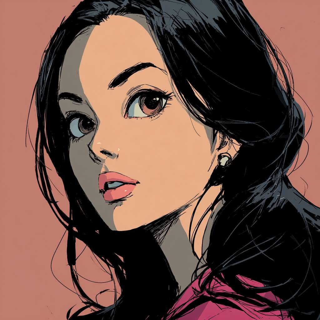 美女 --ar 1:1 --v 7 --stylize 100 --fast --no 水印