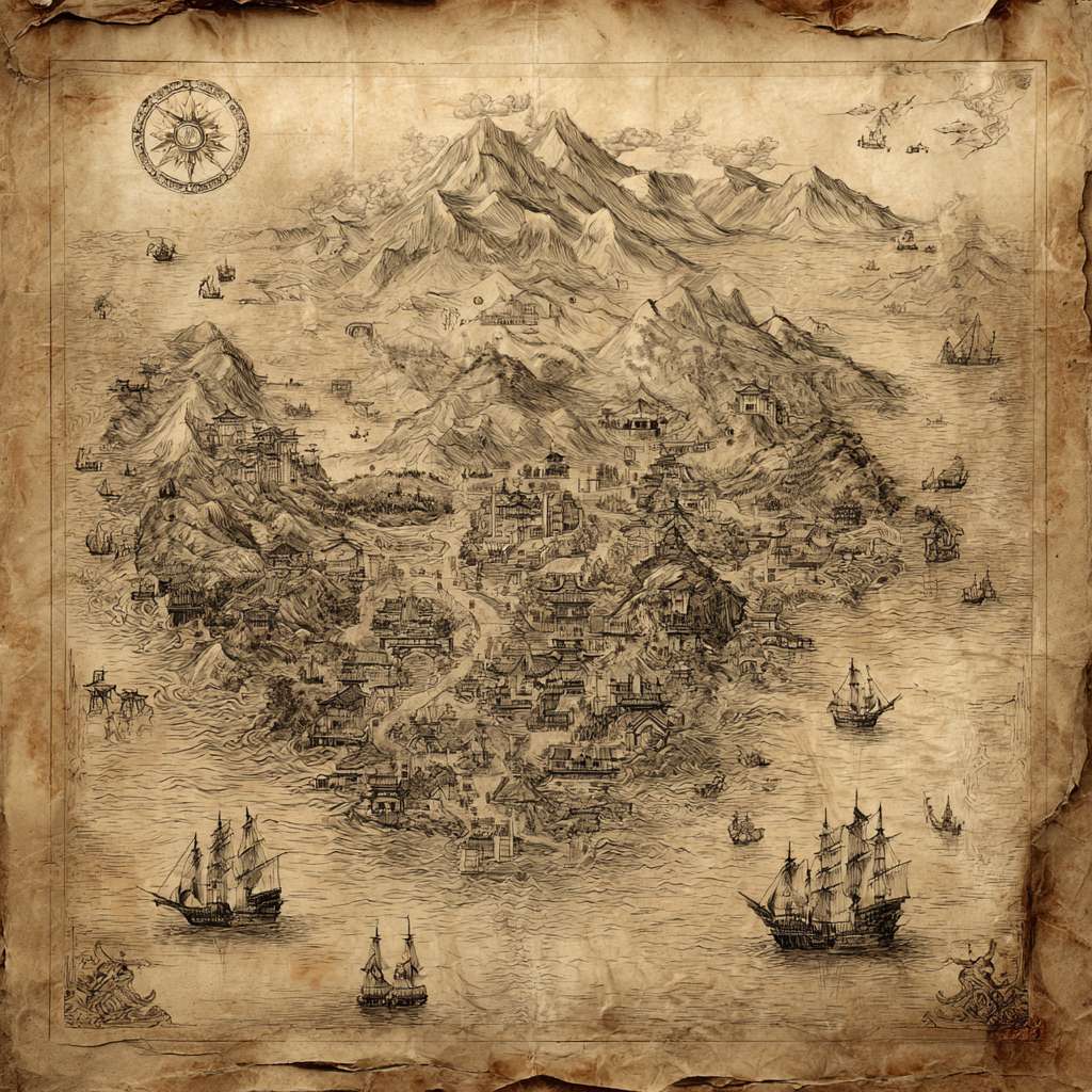 古书山海经 --ar 1:1 --v 7 --stylize 100 --fast --no 水印