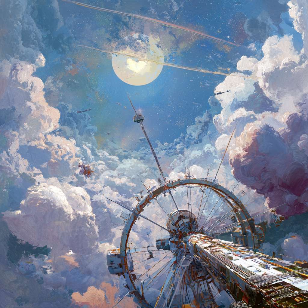 生成一张太空 --ar 1:1 --v 7 --stylize 100 --fast --no 水印