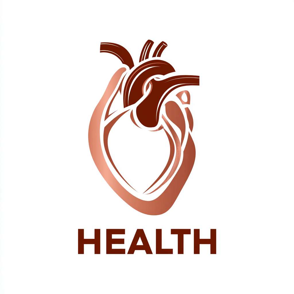 请帮我设计一个参加大学生创新大赛使用的logo，主题是运动锻炼促进心脏健康。里面要有肌肉和心脏，以抽象心脏轮廓为主体，外围包裹一条流畅的古铜色肌肉带（简化如缎带），整体线条圆润无棱角，传递「肌肉守护心脏」的核心理念。 --ar 1:1 --v 7 --stylize 100 --fast --no 水印