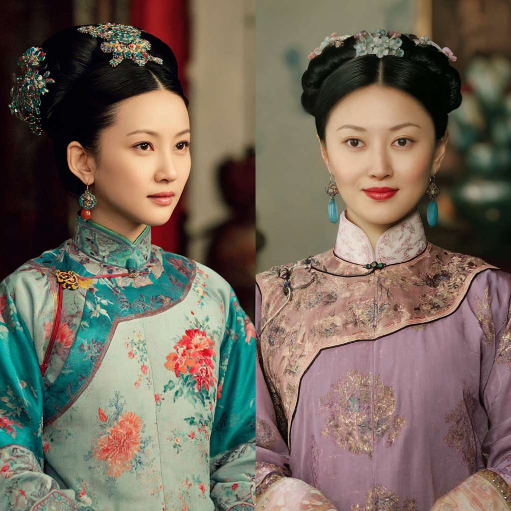 明眸皓齿、千娇百媚、聪明伶俐、倾国倾城、螓首蛾眉、如花似玉。 姣姣兮似轻云之蔽月，飘飘兮若回风之流雪、俏丽若三春之桃，清素若九秋之菊。 俊眉修眼、蕙质兰心、顾盼神飞、文采精华、见之忘俗、红脸如开莲，素肤若凝脂 --ar 1:1 --v 7 --stylize 100 --fast --no 水印