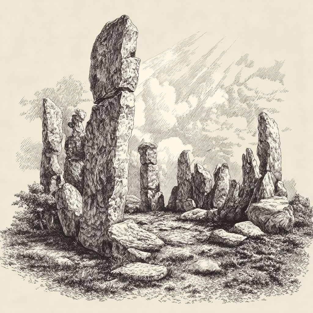 生成手绘风石头，要求自然生成的石头，并且倒在地上 --ar 1:1 --v 7 --stylize 100 --fast --no 水印