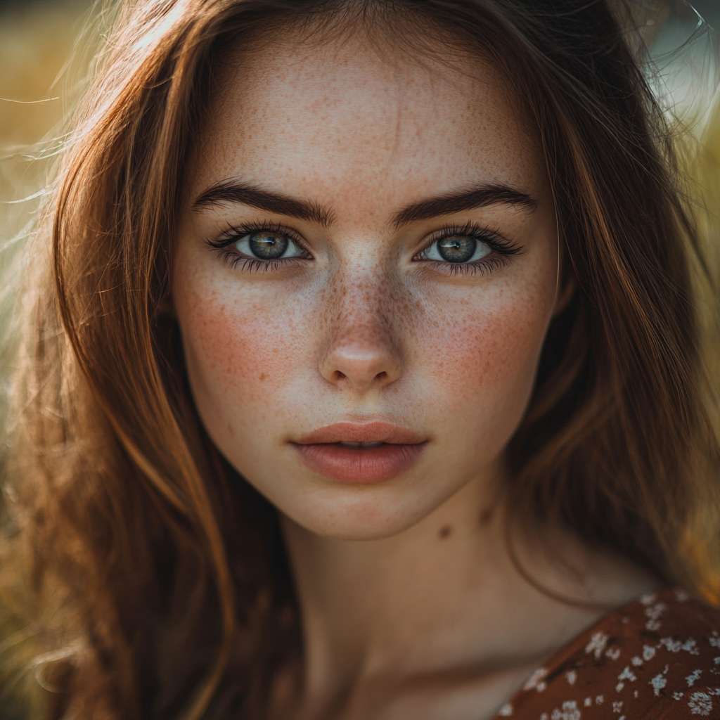 给我一些女性头像唯美的 --ar 1:1 --v 6.1 --stylize 100 --fast