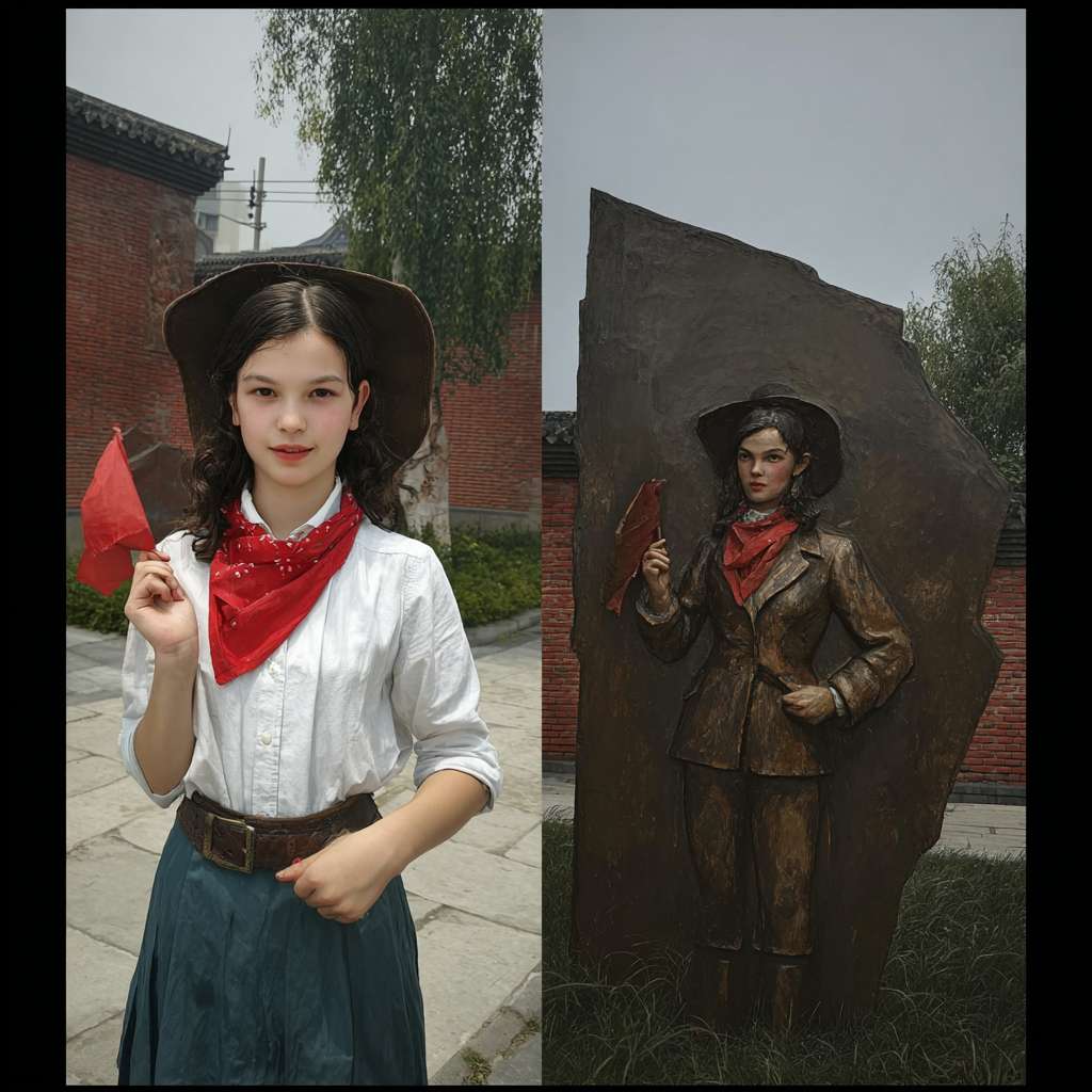 https://img-xpc-mj0.xpccdn.com/prod/upload/89123dad-31d3-412d-84cd-91f6494ecadb/%E5%98%89%E5%AE%9D-3.jpg~tplv-5yakomv5zn-auto-v1%3A1024%3A0%3Aq75.jpg 请将图片改为卡通风格 --ar 1:1 --v 7 --stylize 100 --fast --iw 1 --no 水印