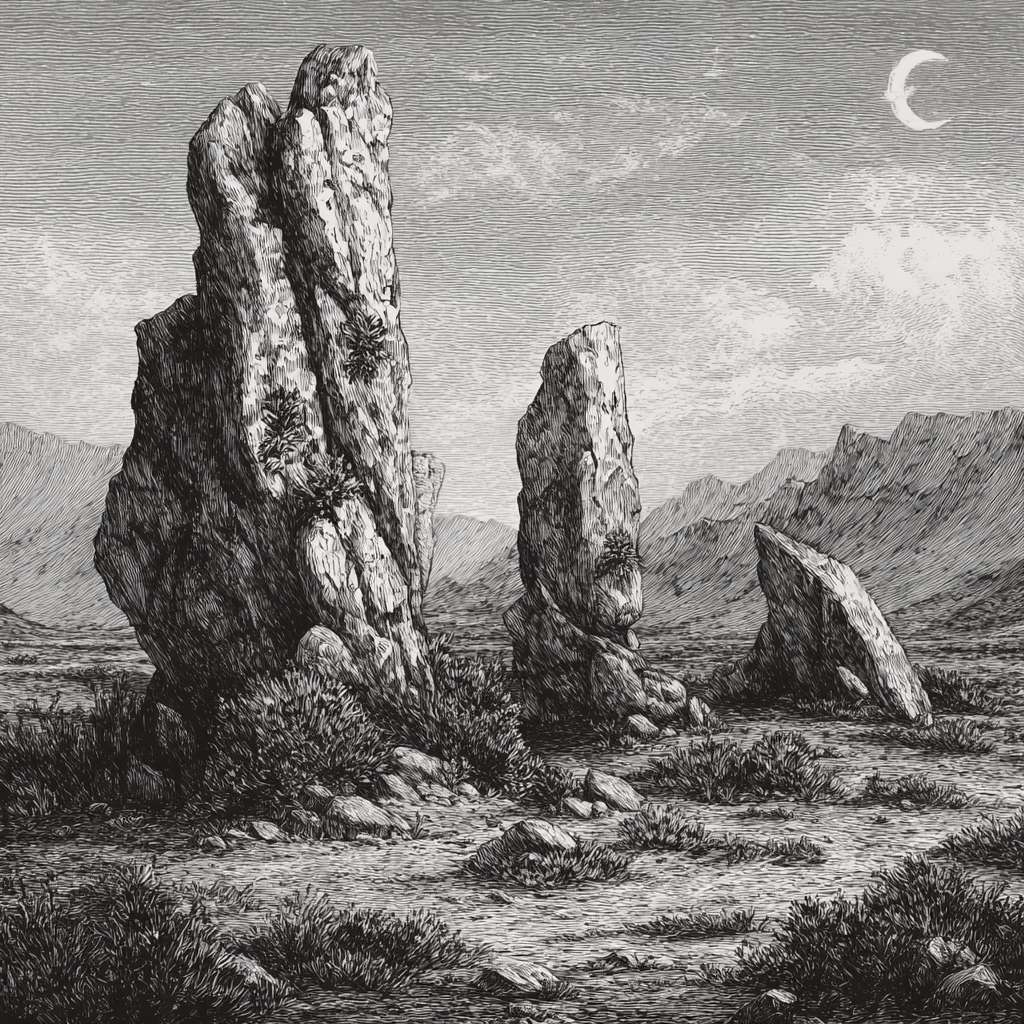 生成手绘风石头，要求自然生成的石头，并且倒在地上 --ar 1:1 --v 7 --stylize 100 --fast --no 水印