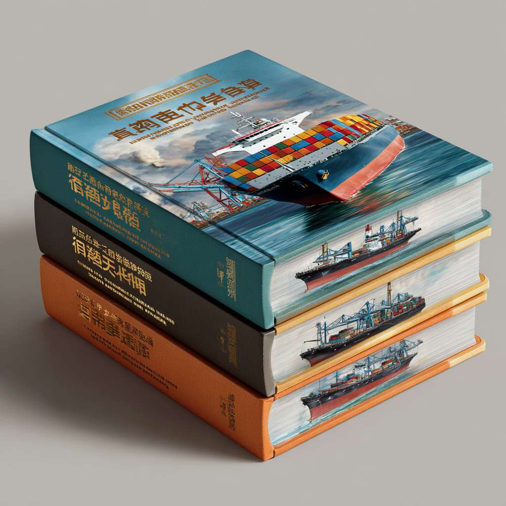 帮我设计三个封面方案，书名是《国际航运管理基础》 --ar 1:1 --v 7 --stylize 100 --fast --no 水印