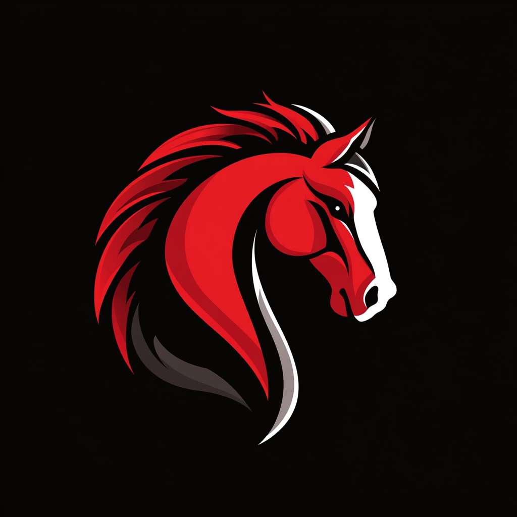 制作一个logo，马 --ar 1:1 --v 6.1 --stylize 100 --fast