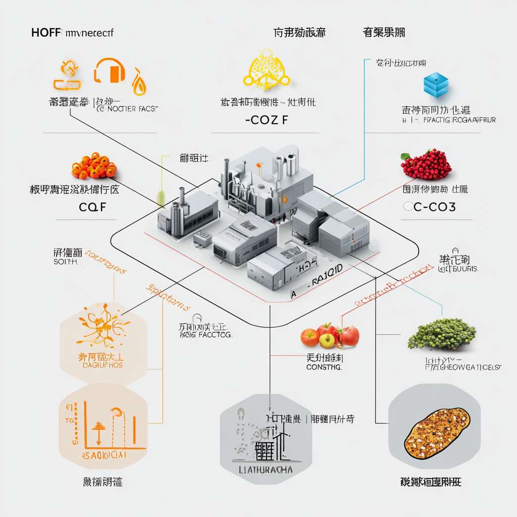一、示意图设计分析
根据附件内容(尤其是3.1.2节),示意图应包含以下核心元素及其关联:
环境因素(Environmental Factors):包括温度、湿度、气体浓度(如O₂、CO₂、乙烯)、光照等,这些因素直接影响农产品的生理状态(见3.1.1和3.1.2节)。
产品响应(Product Responses):农产品对环境变化的生理和生化响应,如呼吸强度、成熟度变化、酶活性、微生物生长、营养损失等(见3.1.2节,例如提到“呼吸强度加速”“微生物污染”)。
传感器数据(Sensor Data):通过多模态传感器(如视觉-嗅觉双模态生物传感器、RFID传感器)采集环境参数和产品质量指标数据(见3.1.2节,例如Eu@HOF-12传感器、COF-based传感器)。
AI模型(AI Model):使用机器学习算法(如CNN-LSTM、PLSR、SSL)对多源数据进行融合和建模,预测质量 deterioration 风险(见3.1.2节和表1)。
决策行动(Decision Action):基于AI模型的输出,触发动态控制行动,如调节制冷设备、发送预警、优化物流调度等(见3.2节和3.3节,例如“动态风险评估和预警”)。
示意图应呈现一个闭环流程:
环境因素影响产品响应。
传感器监测产品响应和环境因素,生成数据。
传感器数据输入AI模型进行处理和预测。
AI模型输出决策建议,触发控制行动。
决策行动反馈调节环境因素,形成闭环。
风格上,示意图应简洁、专业,使用框图、箭头和图标,适合学术论文。 --ar 1:1 --v 7 --stylize 100 --fast --no 水印