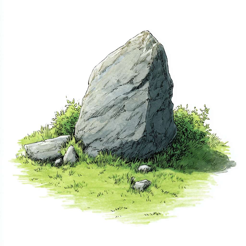 生成手绘风石头，要求自然生成的石头，很小，不是很高，有颜色，没有背景，是很普通的石头，手绘风，俯视视角，简约风 --ar 1:1 --v 7 --stylize 100 --fast --no 水印