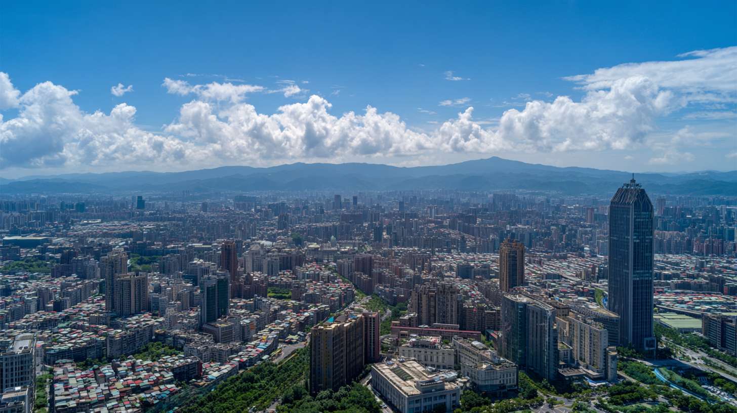 城市中在大厦楼顶远看蓝天白云 --ar 16:9 --v 7 --stylize 100 --fast --no 水印