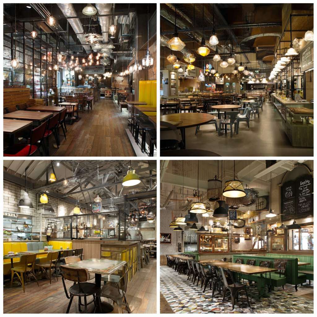 帮设计五张真实酒店餐厅早餐宣传实拍照片 --ar 1:1 --v 7 --stylize 100 --fast --no 水印