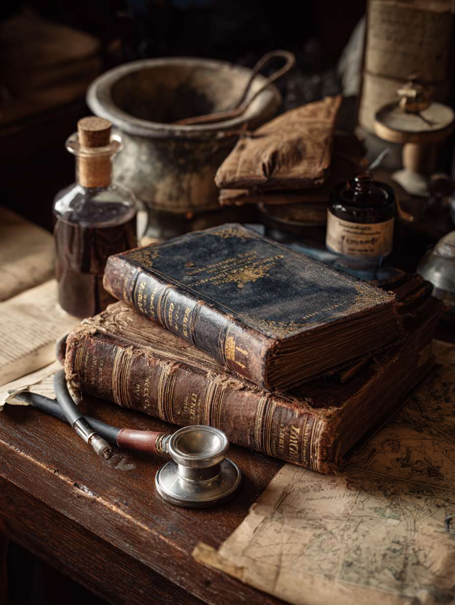 你给的图片，要展示出书籍跟舌诊的相关性，要不然没用 --ar 3:4 --v 7 --stylize 100 --fast --no 水印