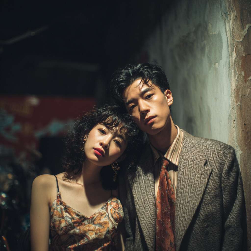 做的情侣 --ar 1:1 --v 7 --stylize 100 --fast --no 水印