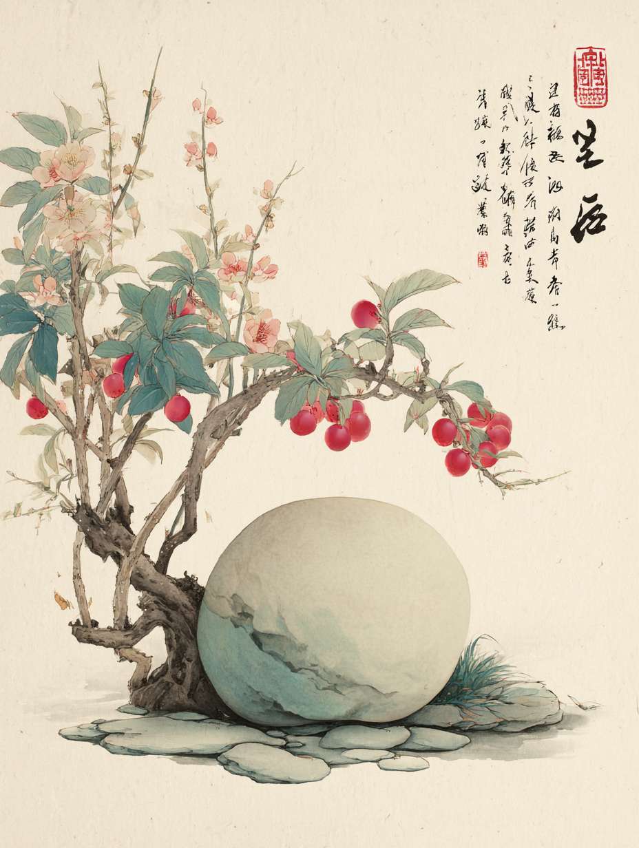 中秋节海报背景图 --ar 3:4 --v 7 --stylize 100 --fast --no 水印