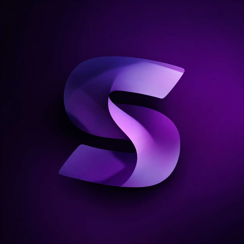把Shirley balance 做成一个简单的logo 做成淡紫色 --ar 1:1 --v 7 --stylize 100 --fast --no 水印