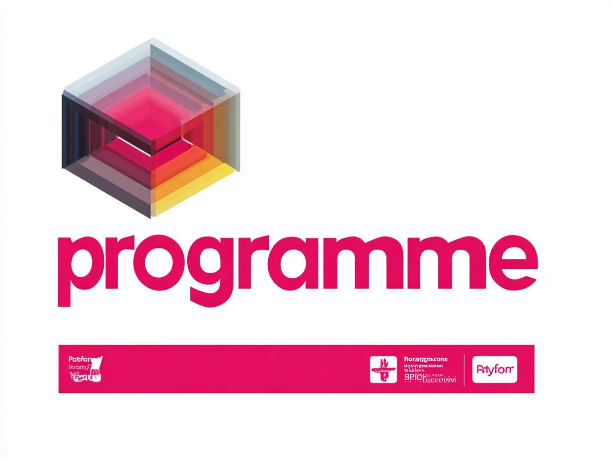 “Programme→Platform” 生成一个立体logo字素材 --ar 4:3 --v 7 --stylize 100 --fast --no 水印