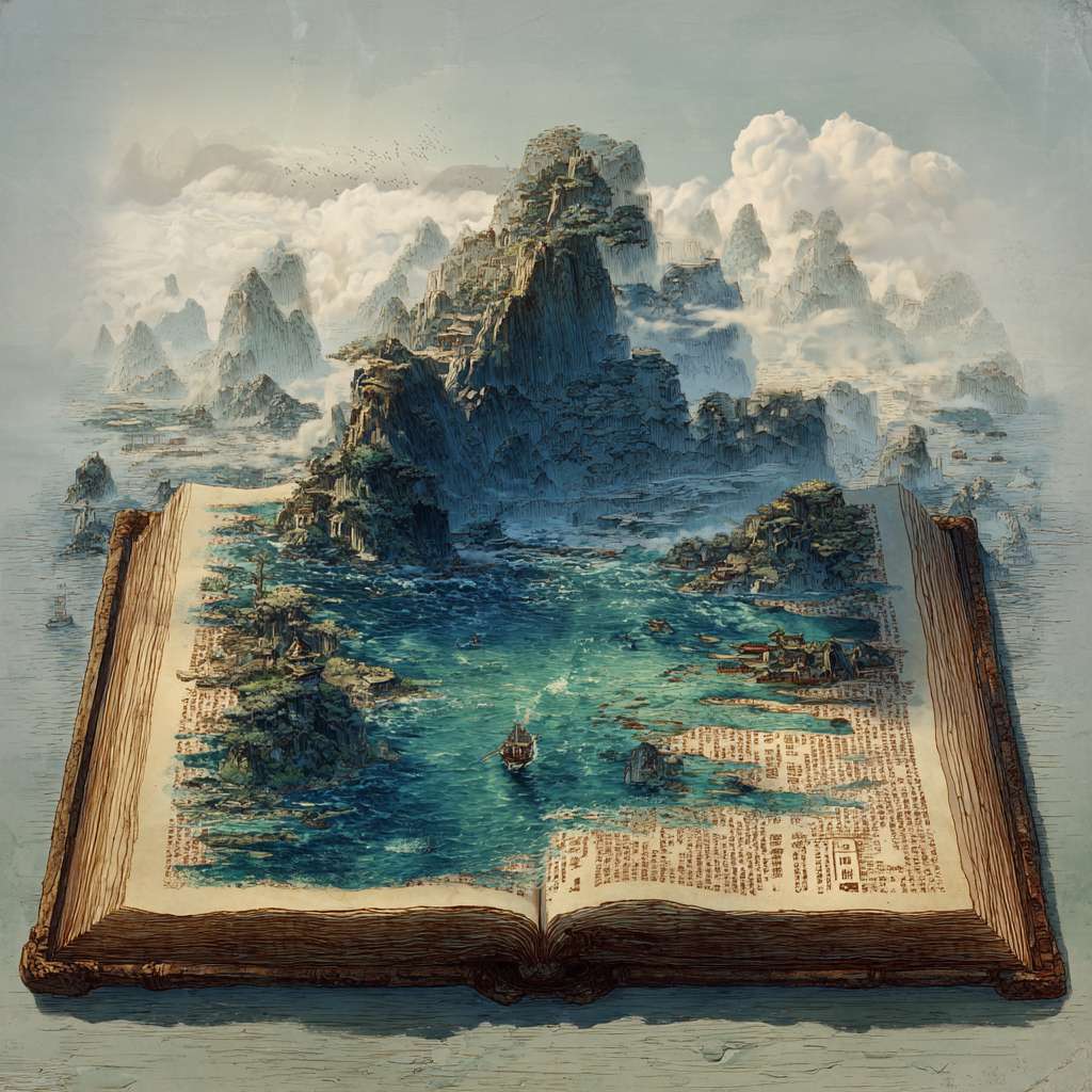 古书山海经 --ar 1:1 --v 7 --stylize 100 --fast --no 水印