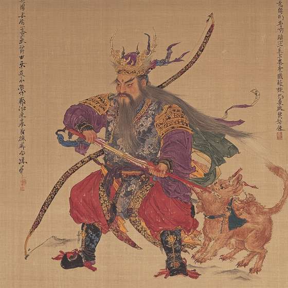 手机用户5186的文生图作品《他头戴三叉束发紫金冠,体》 - 新片场AI创作