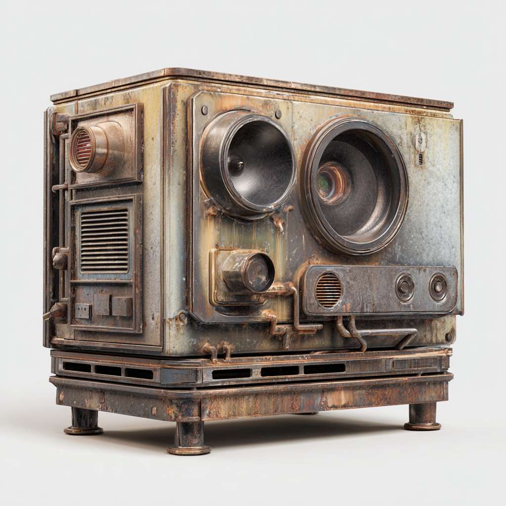 把这个机箱融入整体里 --ar 1:1 --v 7 --stylize 100 --fast --no 水印