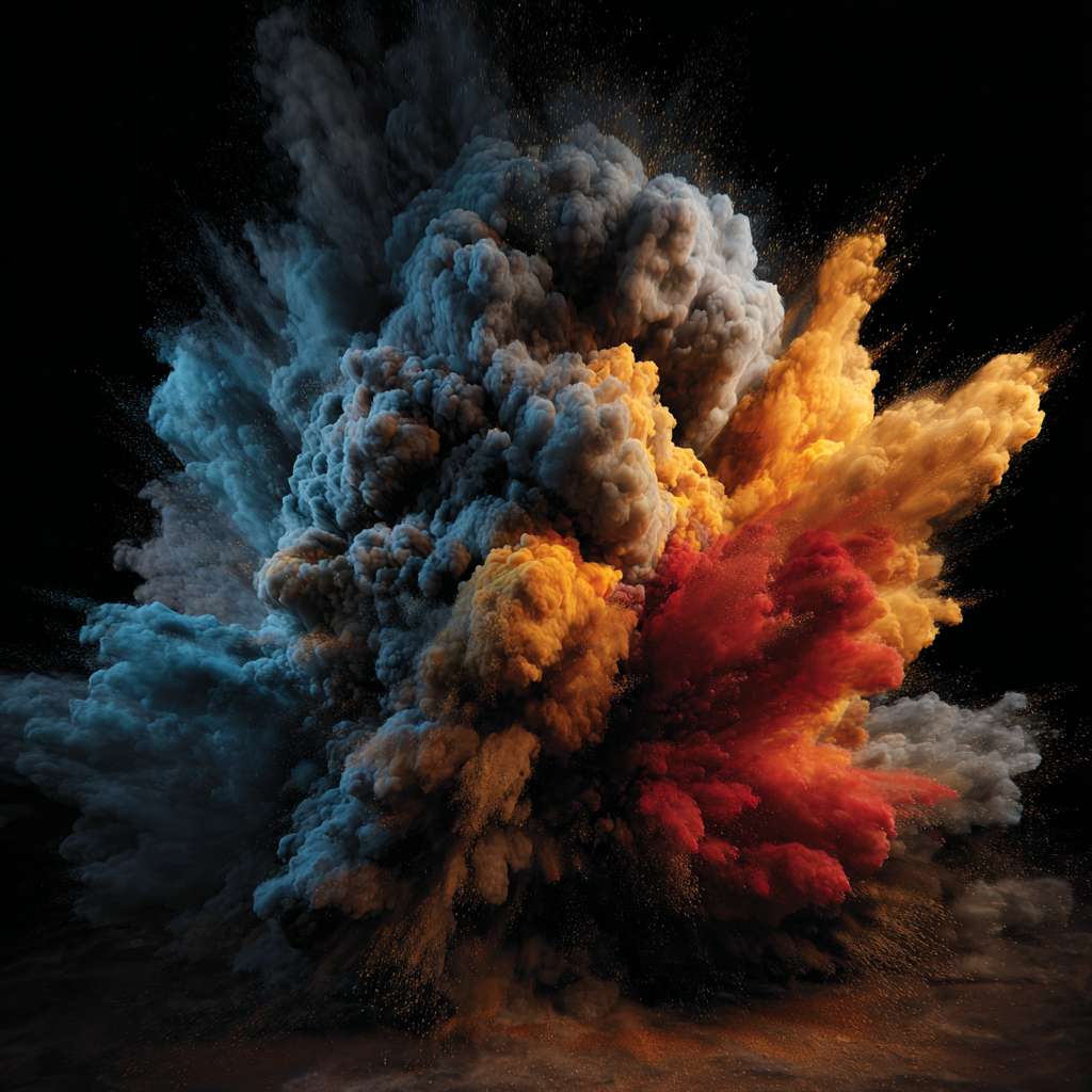 羽毛球杀球的高燃瞬间，激情一些， --ar 1:1 --v 7 --stylize 100 --fast --no 水印