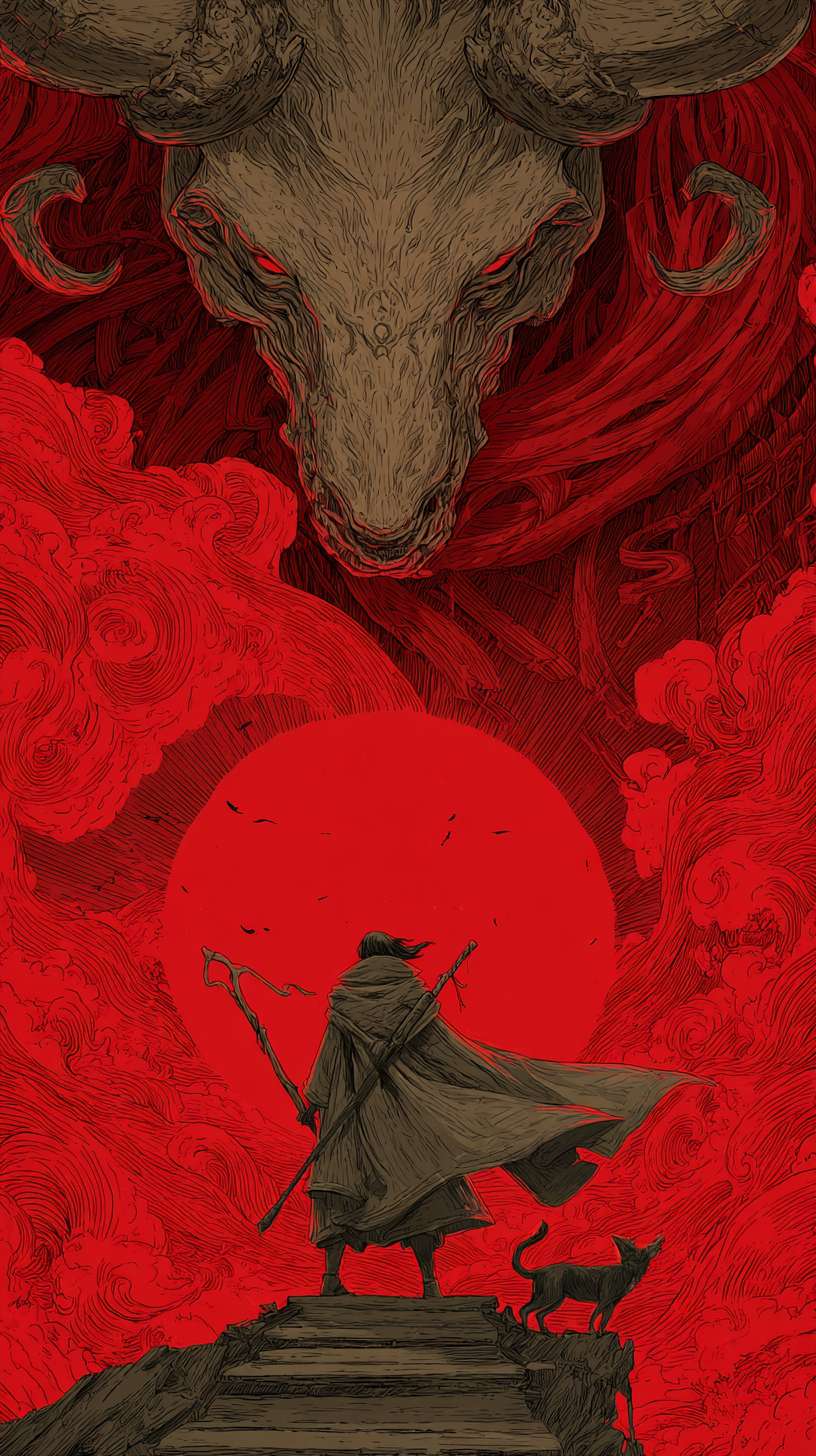 八骏图 --ar 9:16 --v 7 --stylize 100 --fast --no 水印