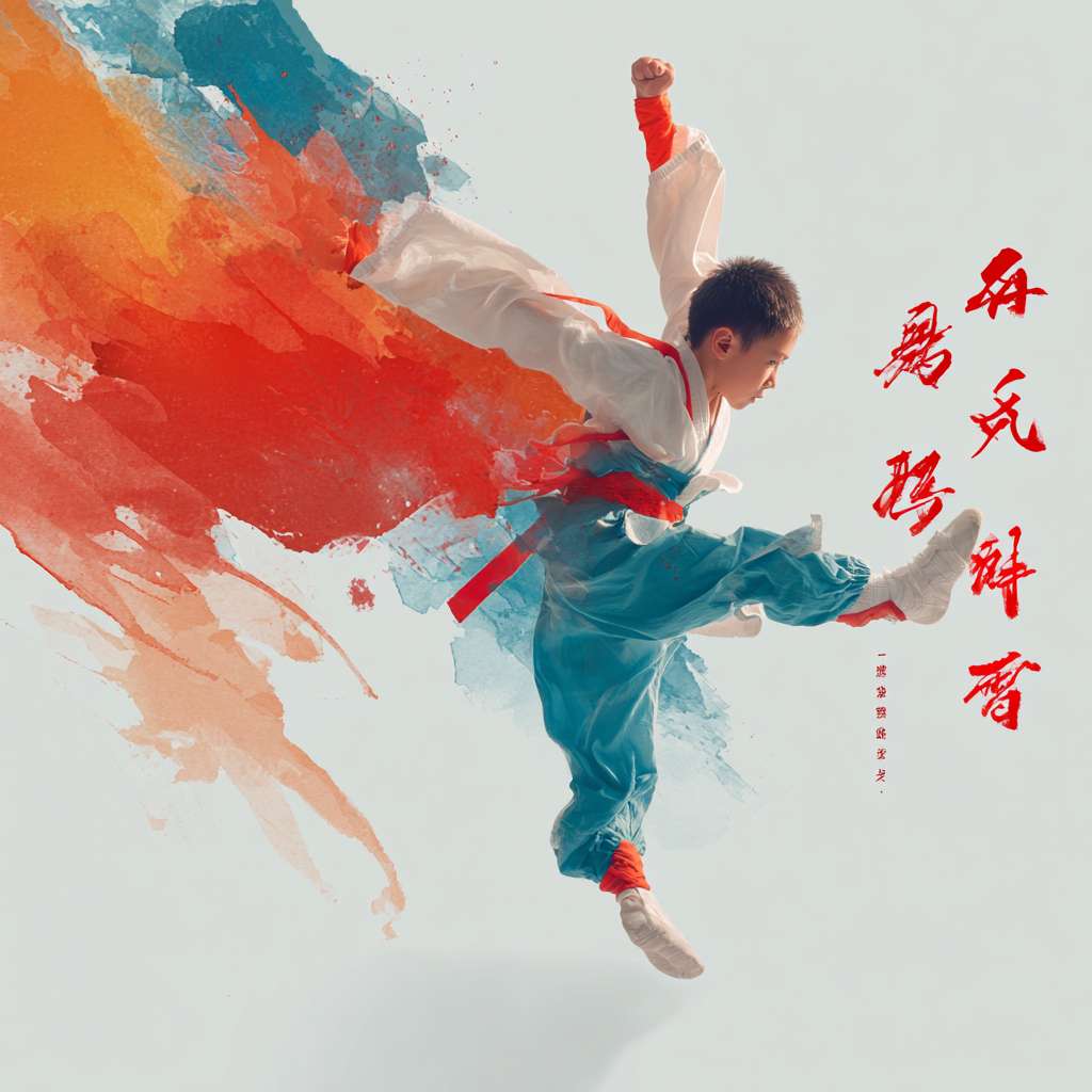 帮我ai一个初中班旗图案，青春洋溢的，活泼一点的，运动会上的 --ar 1:1 --v 7 --stylize 100 --fast --no 水印