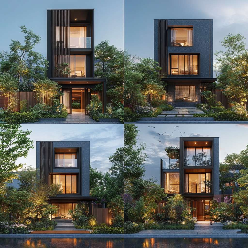 手机用户0204的文生图作品《我需要生成4张与日本建筑》 - 新片场AI创作