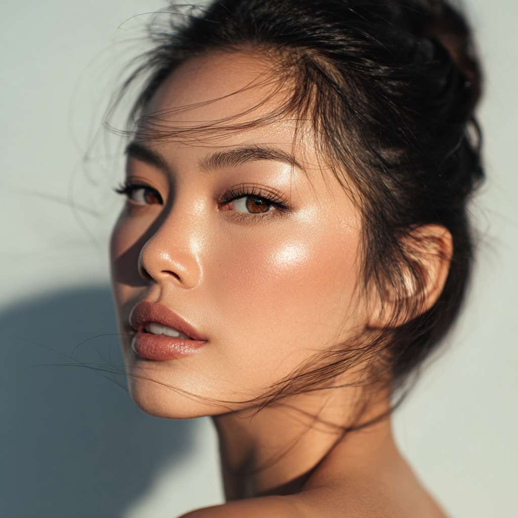 Asian beauty, fine skin, sexy, high resolution, professional photograph --ar 1:1 --v 7 --stylize 100 --fast