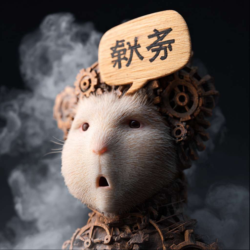 https://img-xpc-mj0.xpccdn.com/prod/upload/10e470f6-1d25-4b35-96b2-aac304659759/%E9%A5%BF%E9%A5%BF.png~tplv-5yakomv5zn-auto-v1%3A1024%3A0%3Aq75.jpg 以此为参考生成一个心烦意乱的图片 --ar 1:1 --v 7 --stylize 100 --fast --iw 1 --no 水印